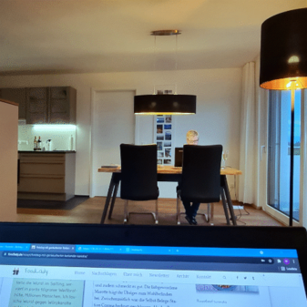 Arbeiten in der Ferienwohnung