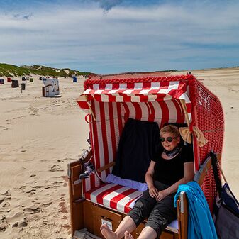 Im Strandkorb