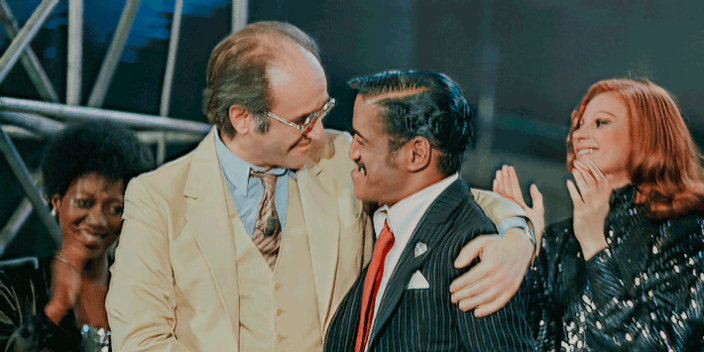 Alfred Biolek, Sammy Davis jr, Milva (© WDR)