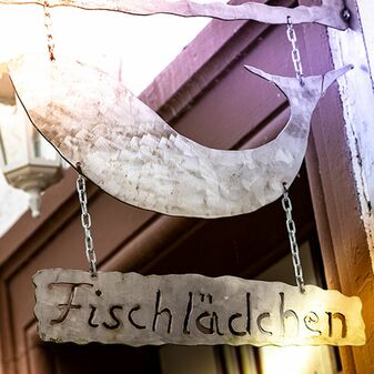 Ladenschild (Forellengut Rosengarten)