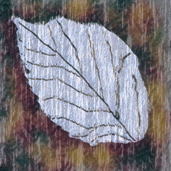 Stilisiertes Brombeerblatt