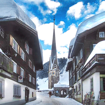 Kirche in Sankt Antönien (Foto: wandersite.ch)