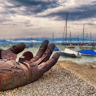 Skulptur am Bodensee (Wasserburg)