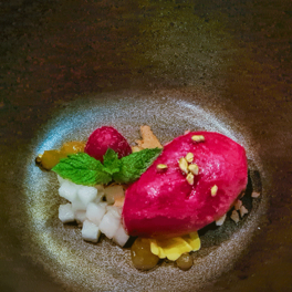 Himbeer-Sorbet