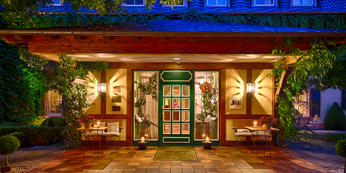 Das Landhaus am Abend